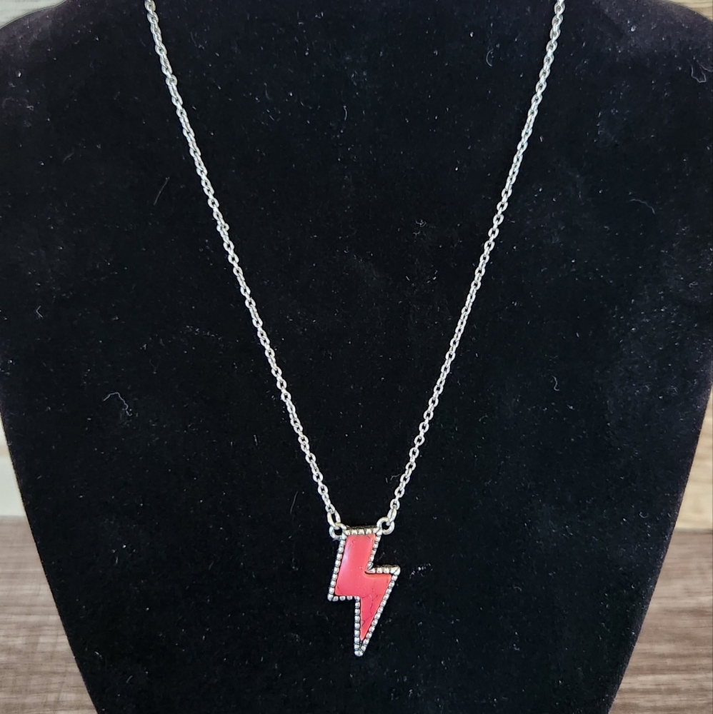 Lightning bolt necklace